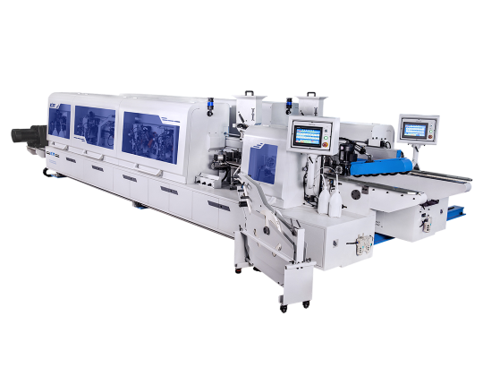 Double-sided edge banding machines